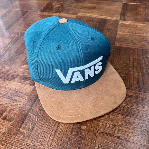 Vans Green and Brown snapback hat - Picture 2 of 5